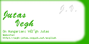 jutas vegh business card